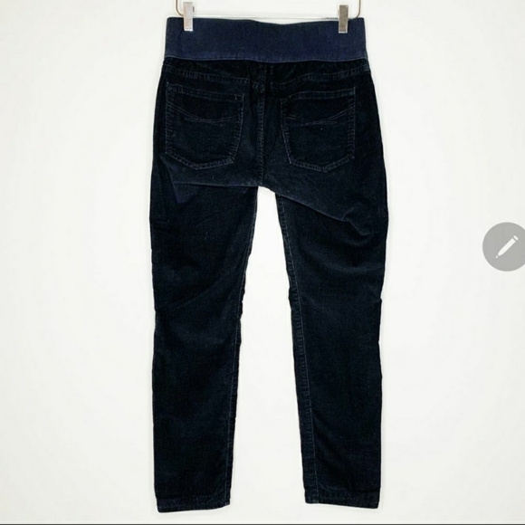 GAP Maternity Black Corduroy Pants Always Skinny Size 28 / 6 Fitted Stretch EUC - Picture 3 of 8